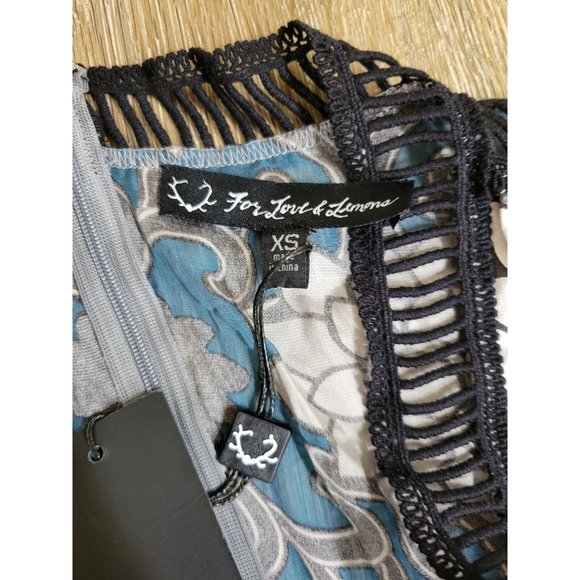 NEW -  For The Love Of Lemons XS Juliet Maxi Dress Silk Blend Jade Bodysuit - Picture 7 of 16